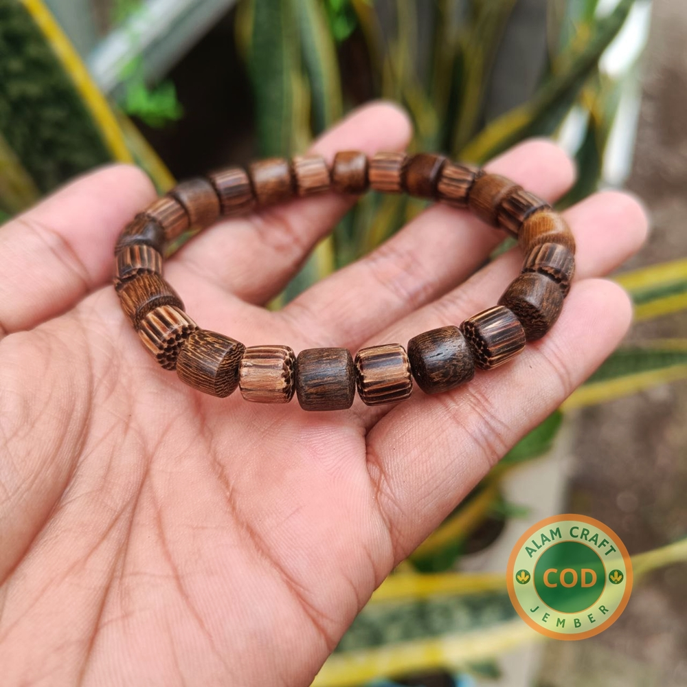 Gelang Kayu Galih Kelor Johar Tabung