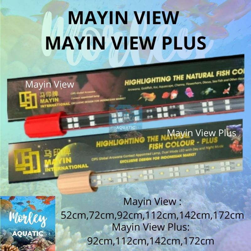 LAMPU LED MAYIN VIEW / MAYIN VIEW PLUS 52cm / 72cm / 92cm / 112cm / 142cm / 172cm