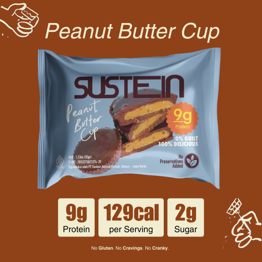 

Peanut Butter Cup Sustein Protein Bar