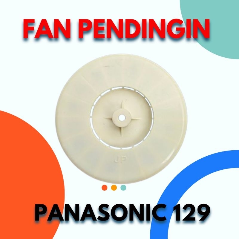 Fan Pendingin Pompa Air Panasonic 129 - Kipas Pendingin Dinamo Pompa Air Panasonic National 125