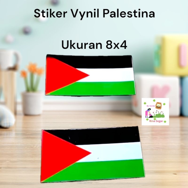 

Stiker Vynil (Ukuran Lumayan 8x4) Bendera Palestina Anti Air - Stiker Palestine Tempelan Custom Case HP Laptop Botol Dekorasi Rumah Motor Ukuran Lumayan Besar