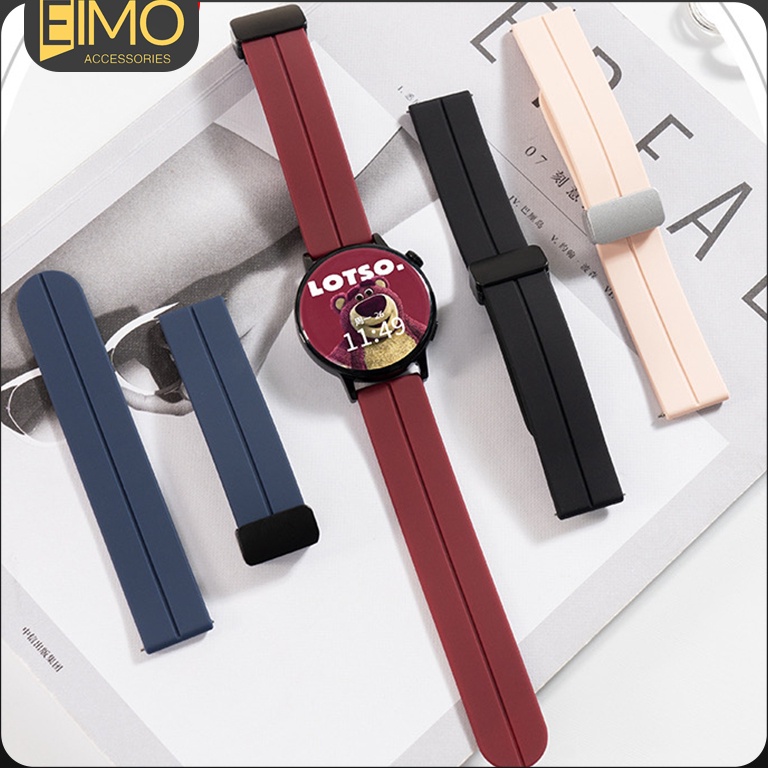 Baru Terjamin 2mm 22mm Silicone Strap For Samsung Galaxy Watch FE7654 4mm 44mmClassic 42mm 46mm43mm 