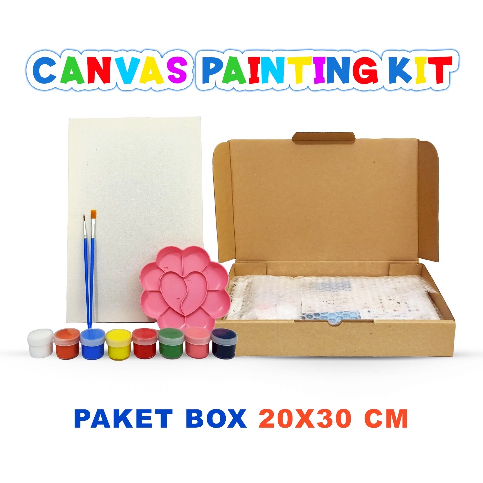 

Stock Terbatas Paket Melukis Kanvas Canvas painting 3x2 kumplit