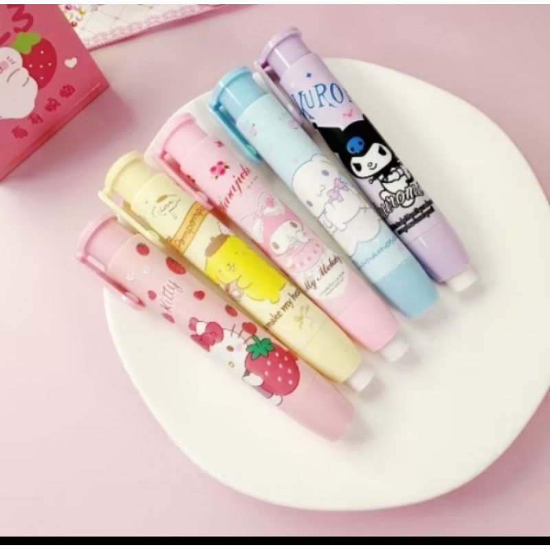 

Penghapus pensil mekanik motif karakter kartun / pencil eraser penghapus pensil mekanik cetekan