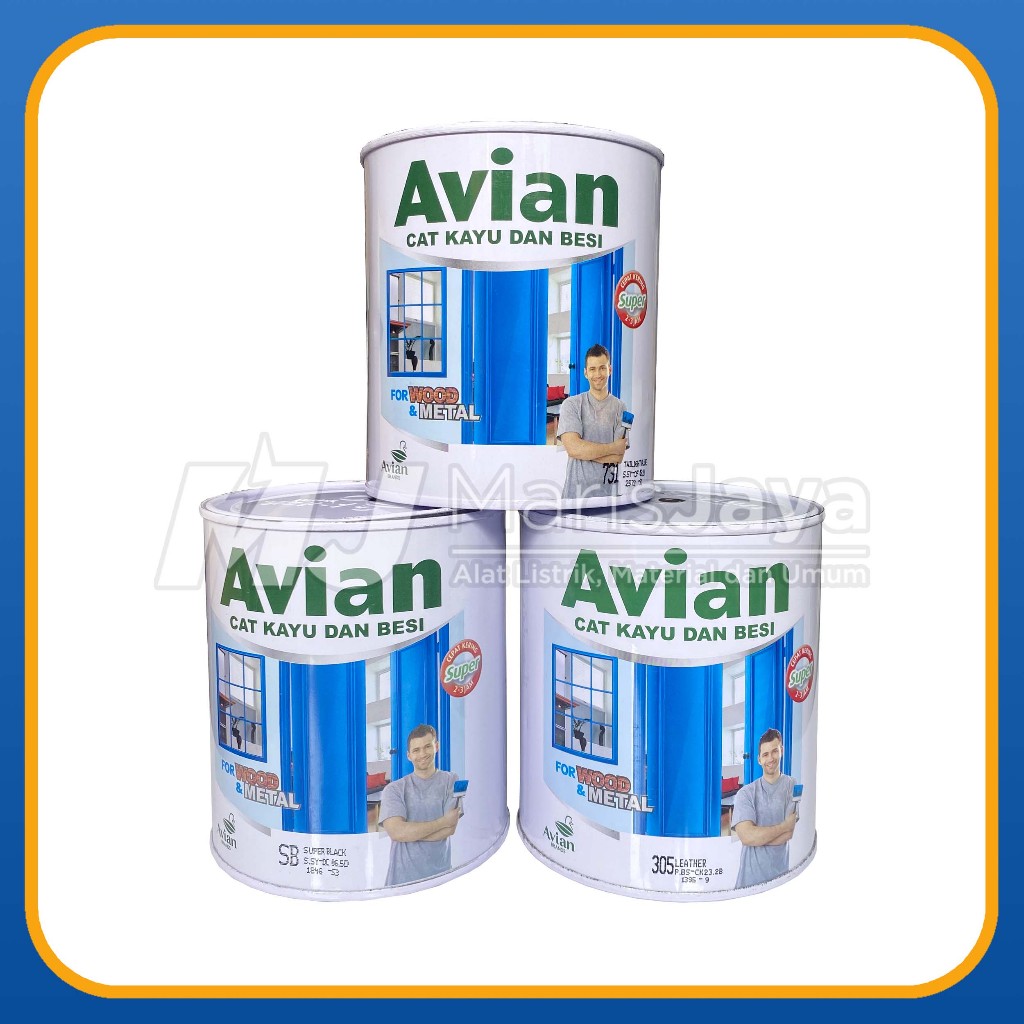 Cat Kayu dan Besi AVIAN 1 kg atau 0,9 liter