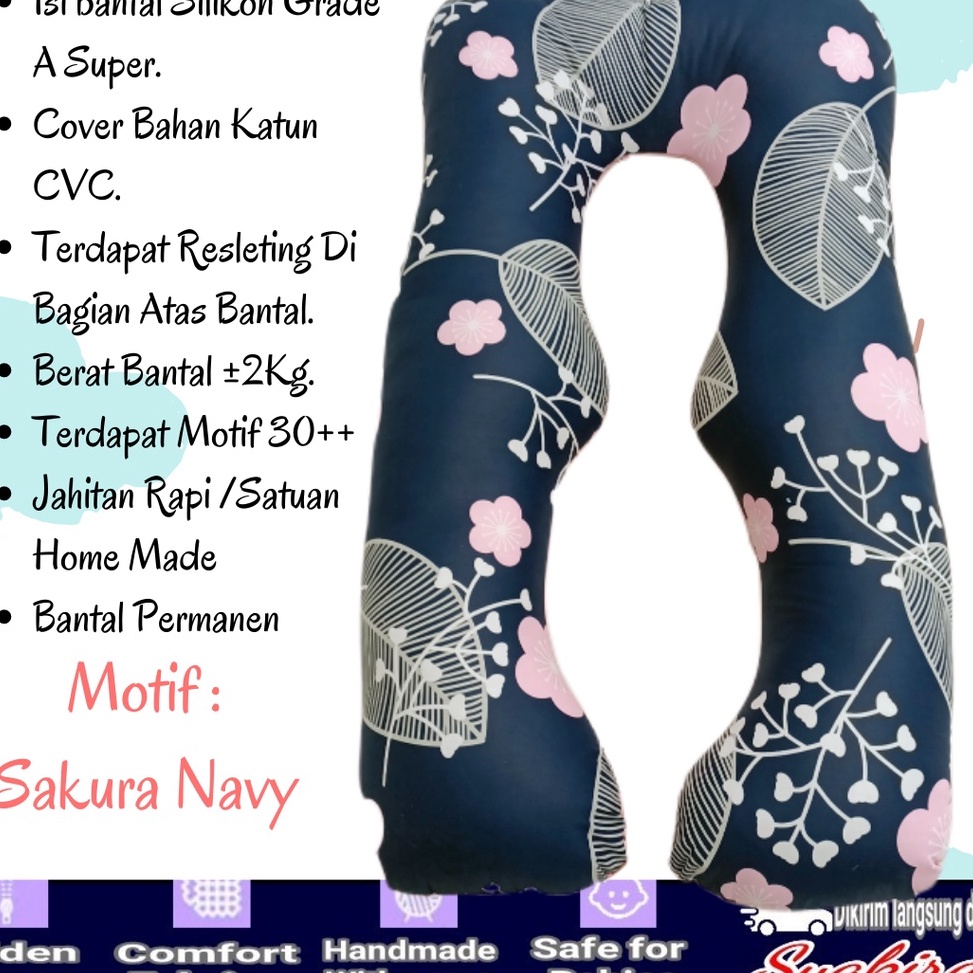 Terbaru Live  Bantal Hamil Padat Berisi Full Silikon