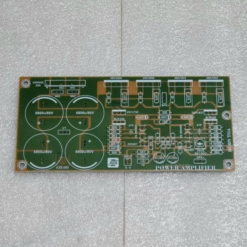 PCB Power Amplifier TOA Plus Power Supply 2 Set Final