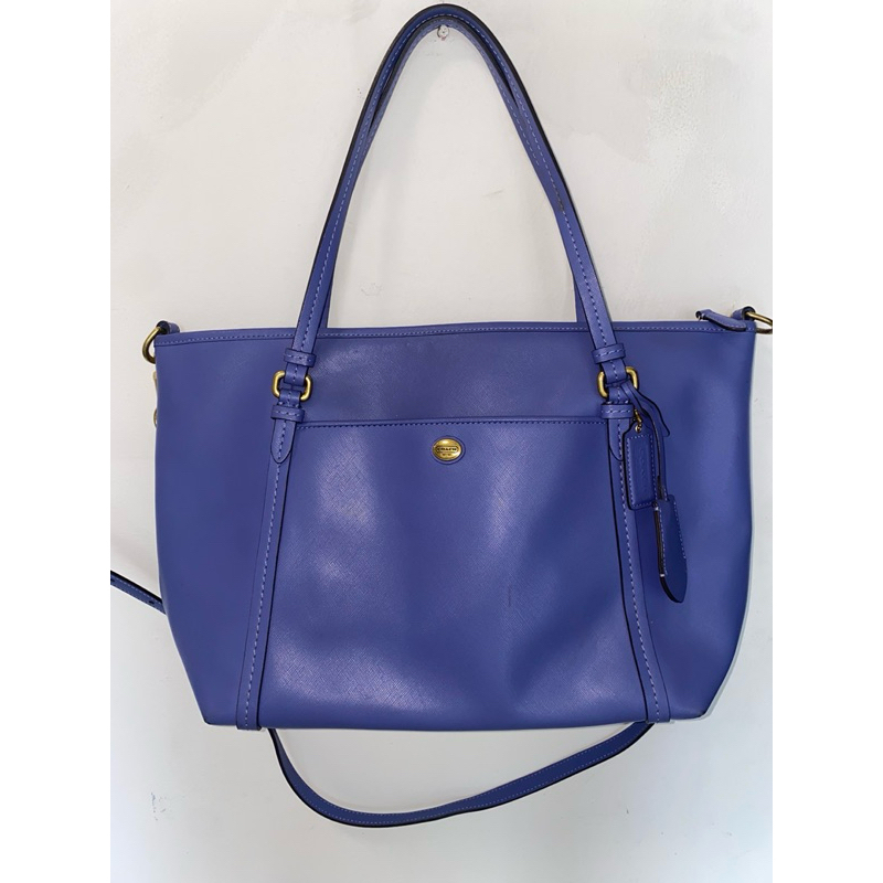 Coach Peyton Leather Pocket tote