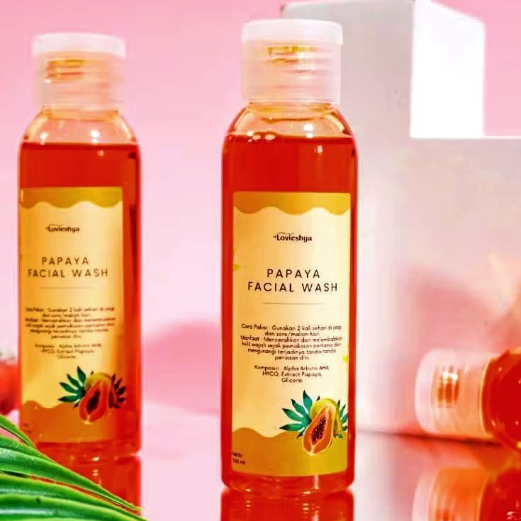 Sabun Pepaya Cair Original 100% BPOM Asli Sabun Papaya RDL Facial Wash Membersihkan Wajah Mecerahkan