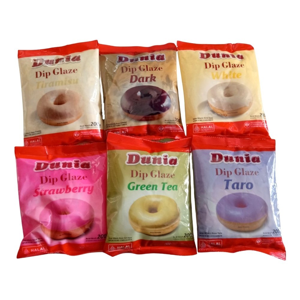 

Dunia Dip Glaze Eco 200gr - Donut Topping Donat