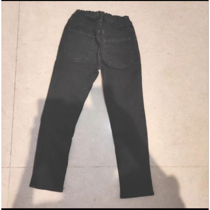 celana panjang hitam gap size 8 denim black pant boy boys  kids kid cowok laki
