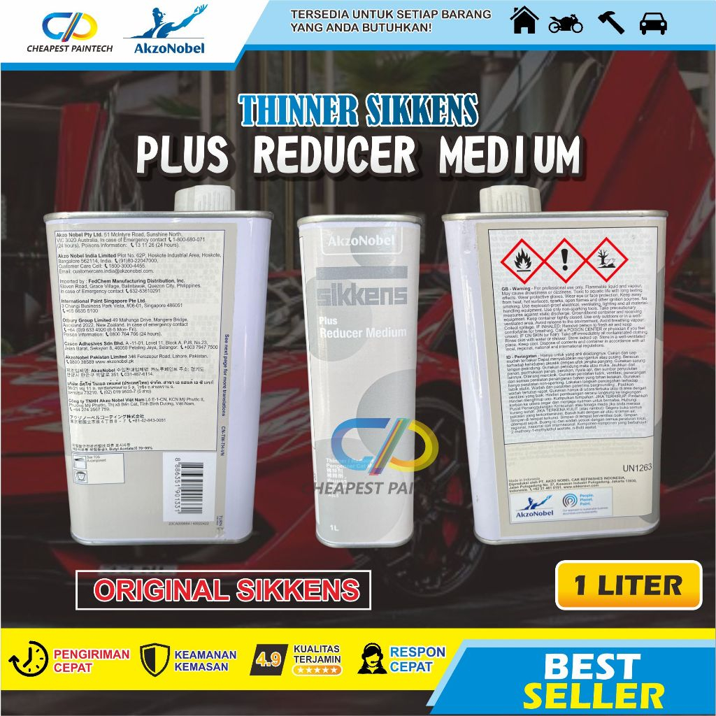 

THINER PU SIKKENS PLUS REDUCER MEDIUM 1 LITER