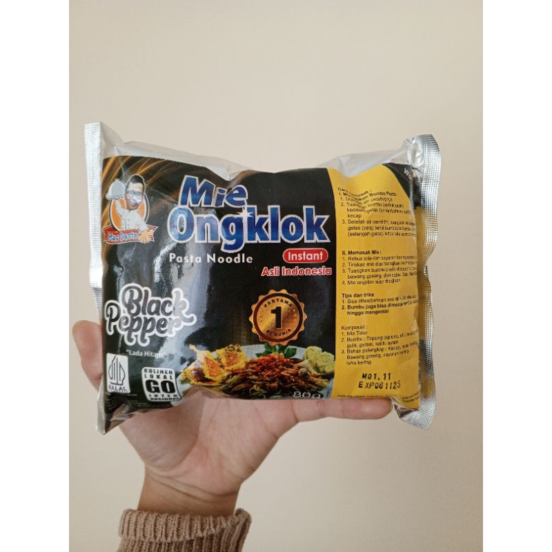 

Mie Ongklok Mas Desta Black Pepper