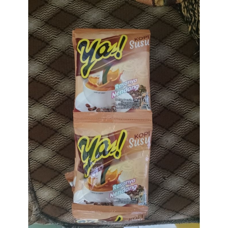 

KOPI SUSU YA 1 Renteng isi 10 Sachet 28gram