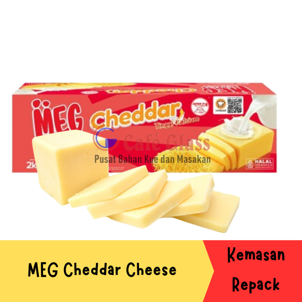 

MEG Cheddar Cheese / Keju Cheddar Kemasan Repack