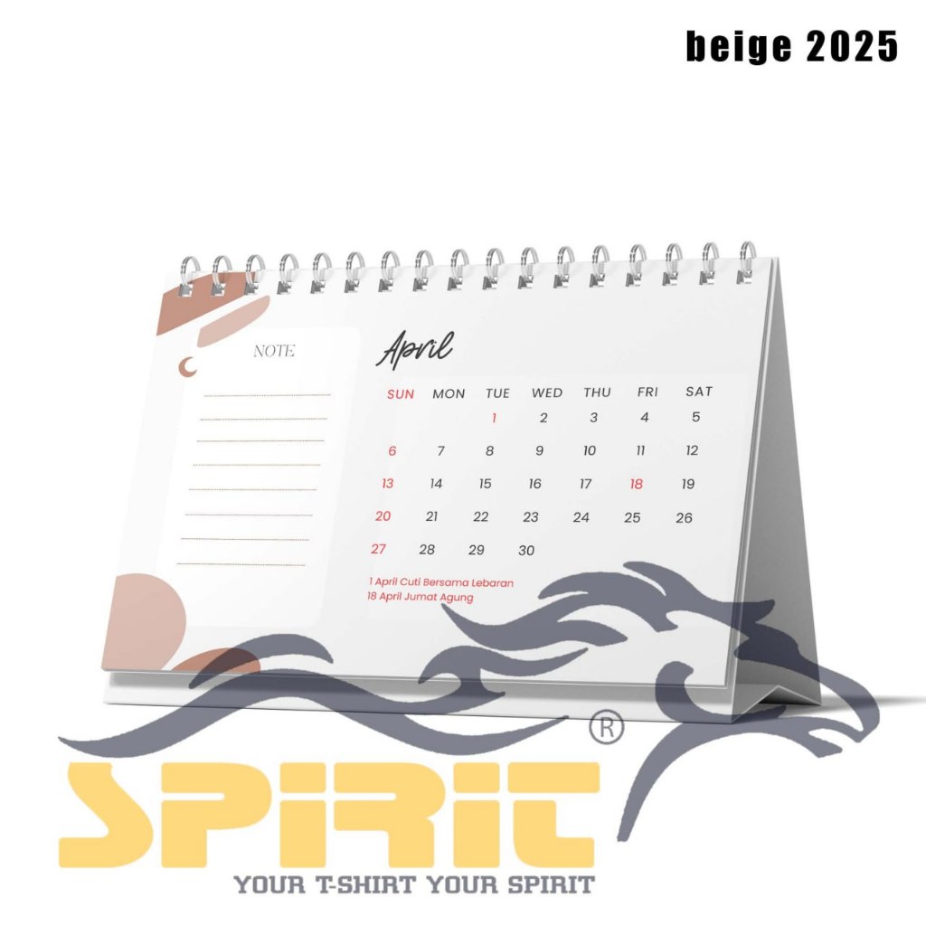 

Kalender duduk meja 2025 / kalender meja tahun 2025 aestetik beige terbaru tahun 2025