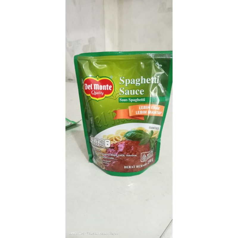 

DELMONTE SAOS SPAGHETTI 250GR