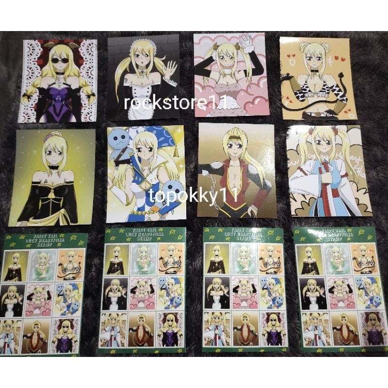 GANTUNGAN KUNCI FAIRY TAIL STRAP FAIRY TAIL LANYARD FAIRY TAIL STICKER FAIRY TAIL POSTCARD FAIRY TAI