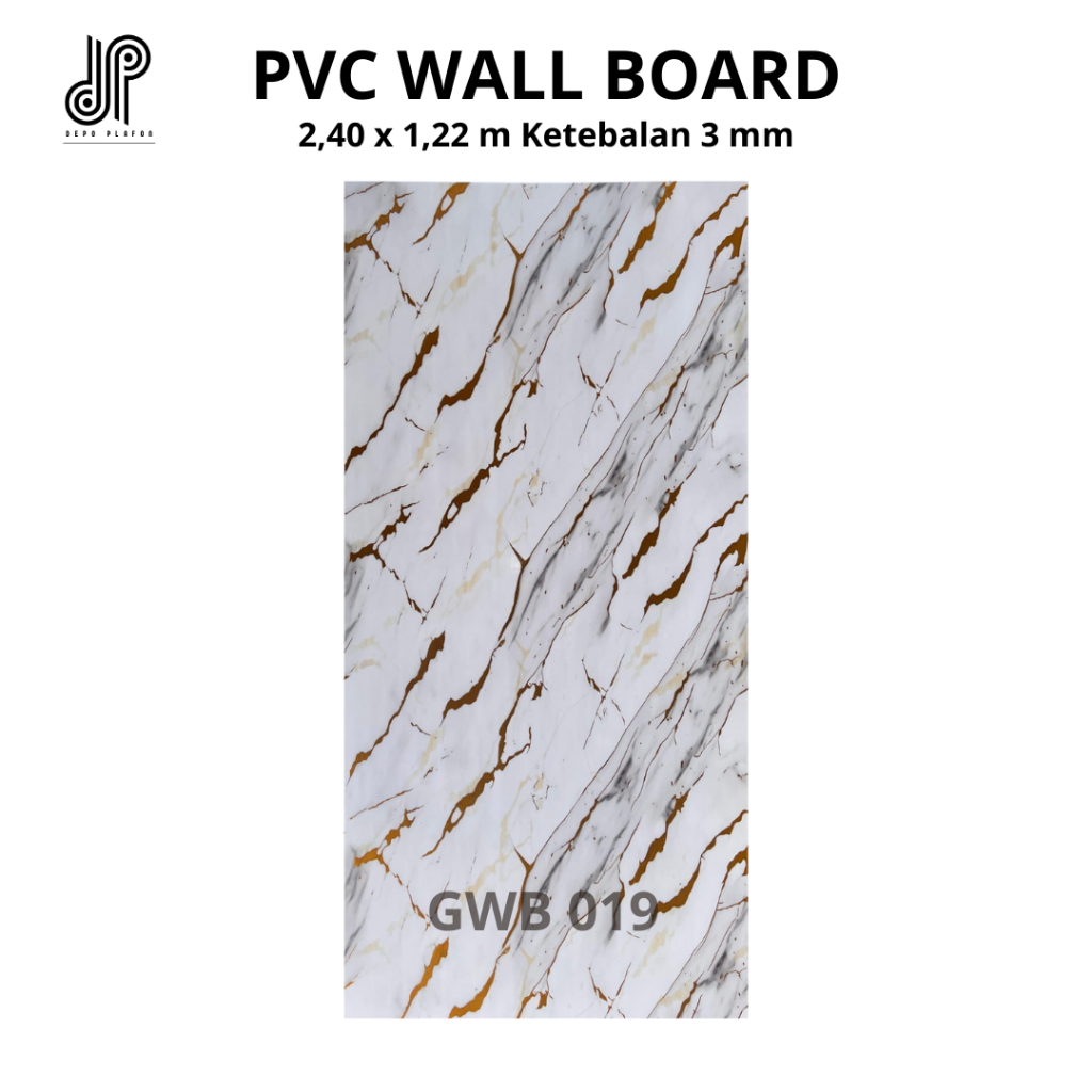 PVC Wall Board Motif Marmer Marble - GWB 019