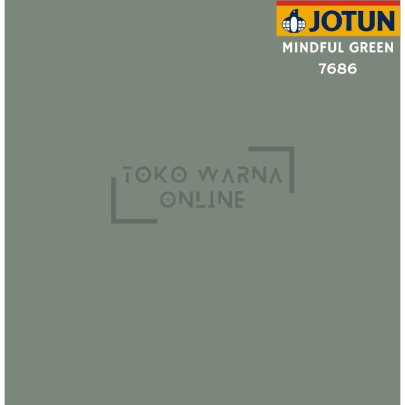 CAT TEMBOK EXTERIOR JOTUN SERIES - MINDFUL GREEN 7686(GALON)