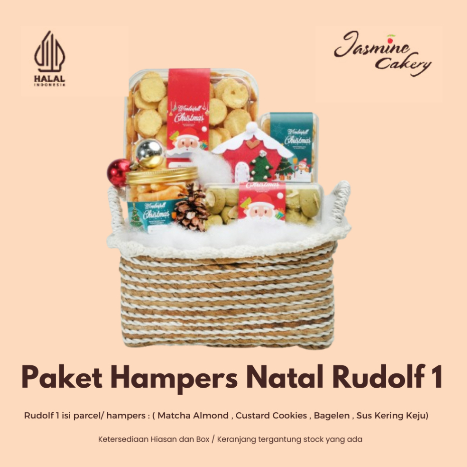 

Jasmine Cakery Christmas Hampers Rudolf 1 / Parcel Natal dan Tahun Baru