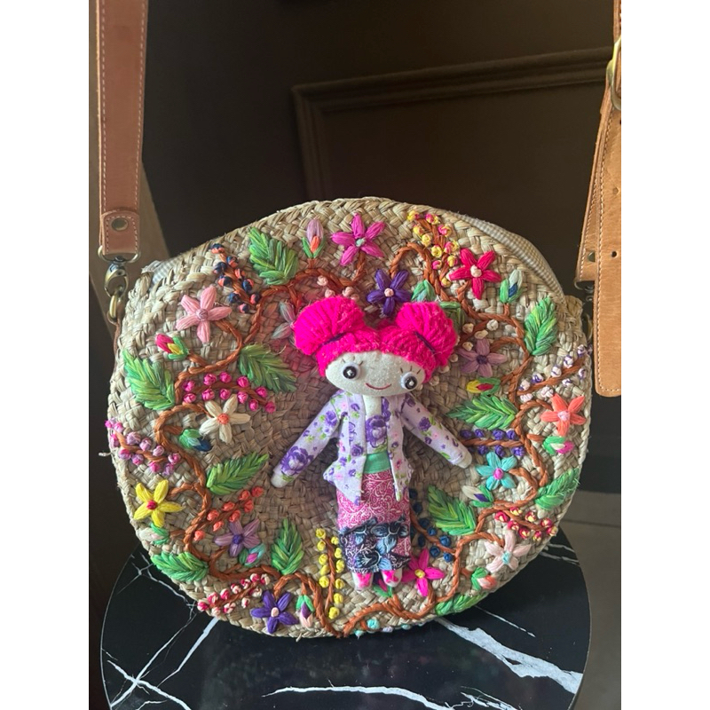 Tas handmade boneka etnik( preloved)