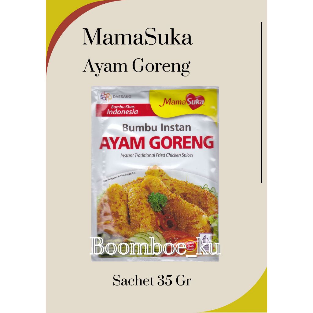 

MamaSuka Bumbu instant Ayam Goreng 35Gr