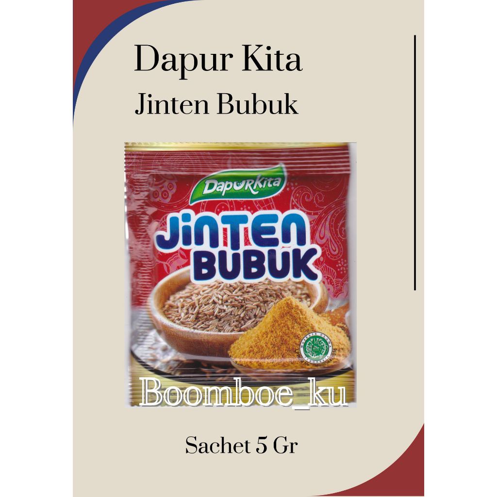 

Dapur Kita Jinten Bubuk 5Gr