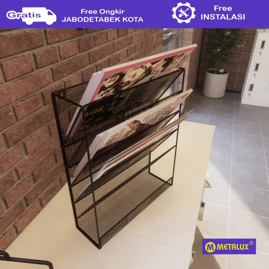 Rak Dokumen Meja untuk Menyimpan File dan Arsip