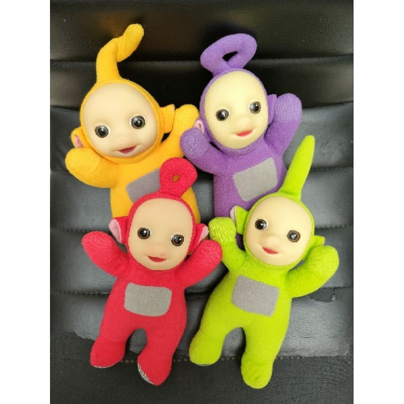 (preloved *read note*) Teletubbies boneka 1 set lengkap 4 boneka - Tinky Winky Dipsy Laa-Laa Po