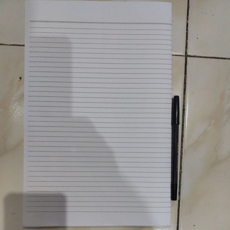 

paket folio bergaris isi 10 plus pulpen 1