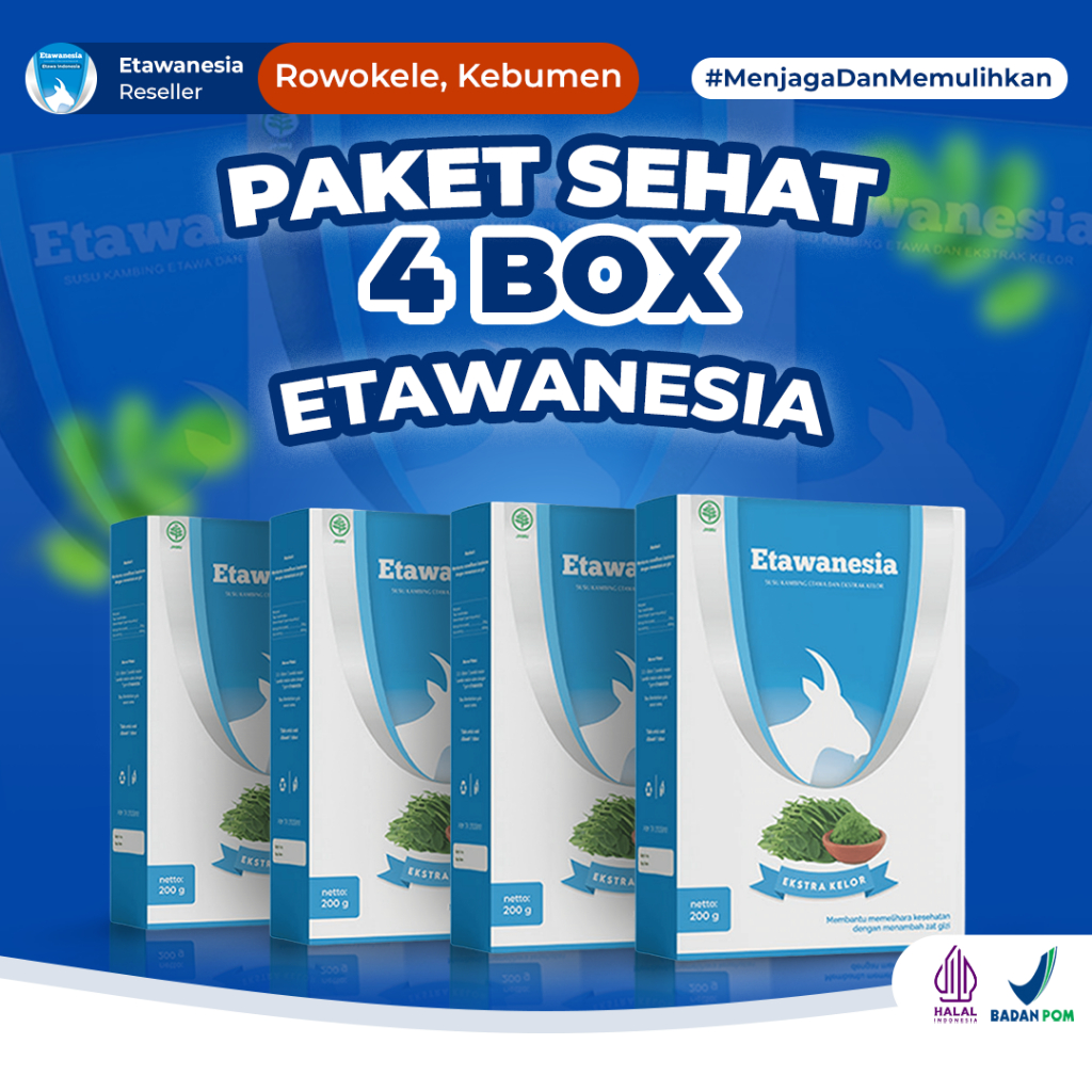 

ETAWANESIA ETAWA BIRU - Susu Kambing Premium Krimer Bubuk Susu kambing etawa ETAWANESIA ORIGINAL