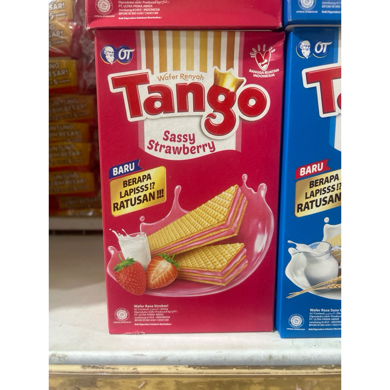 

tango wafer 5gram x 20 pcs strawberry box