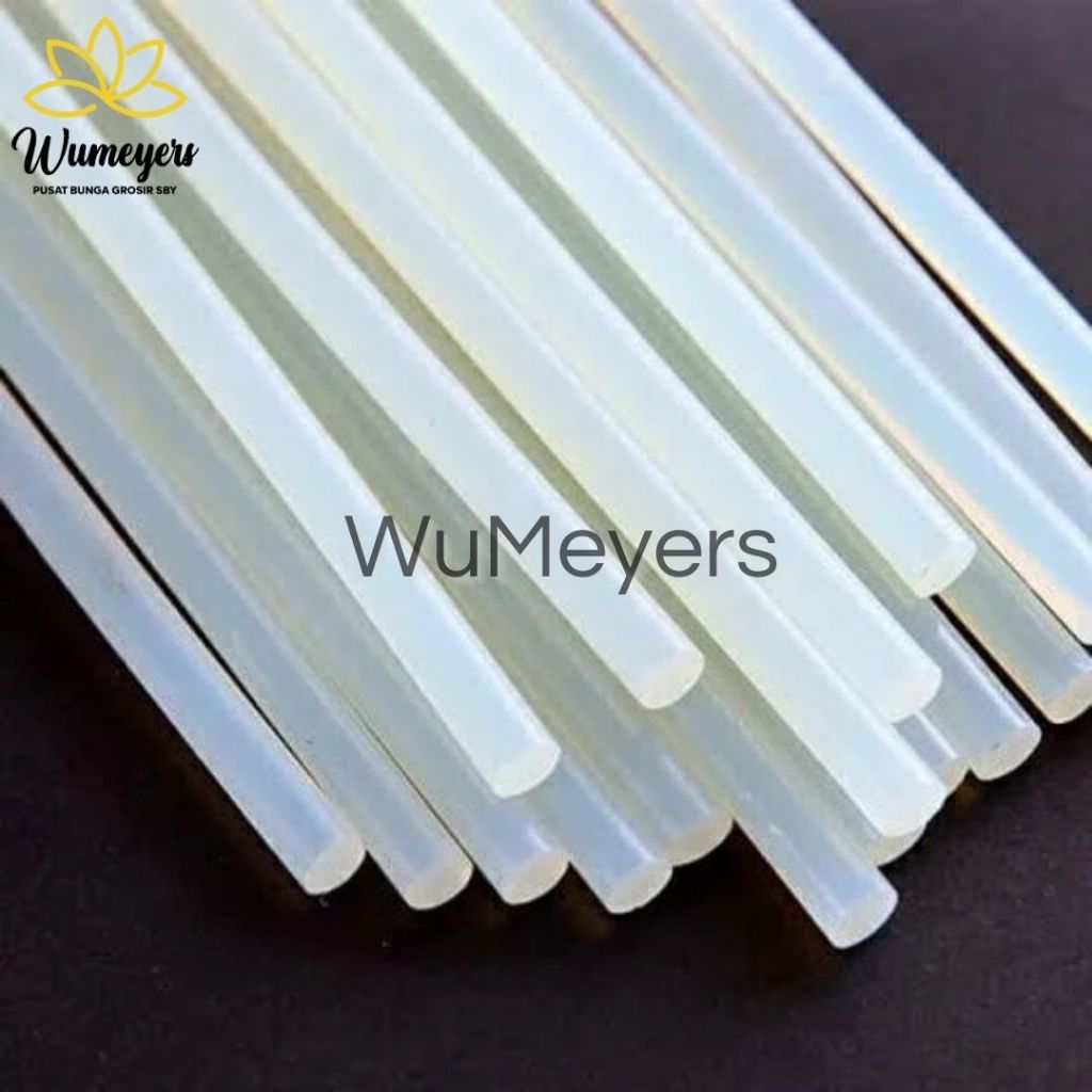 WM 10PCS REFILL LEM TEMBAK 27CM GLUE GUN STICK - LEM BAKAR ECER KILOAN GROSIR - LEM UNTUK KERAJINAN 