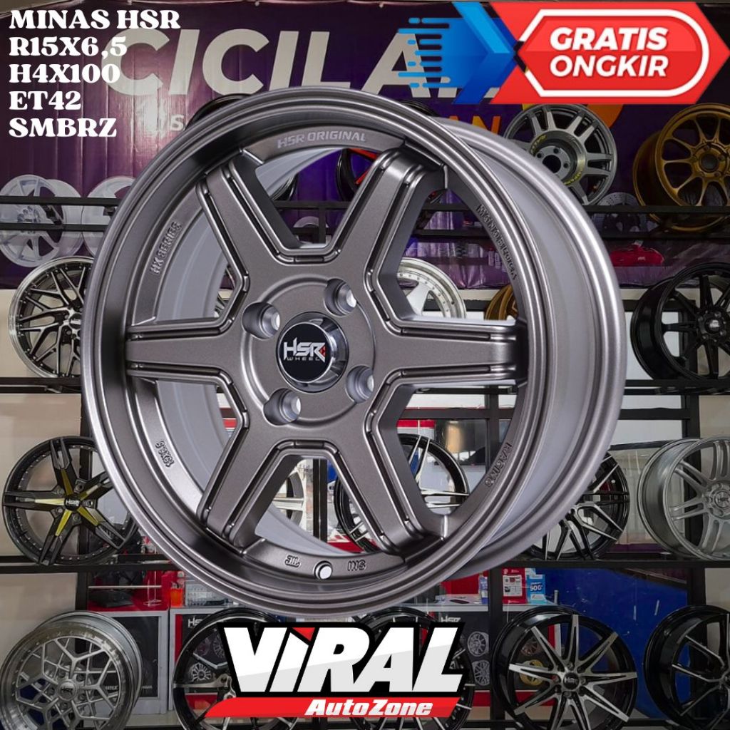 Velg Mobil AGYA , BRIO , PICANTO , AVEGA , HSR MINAS RING 15 R15 MURAH