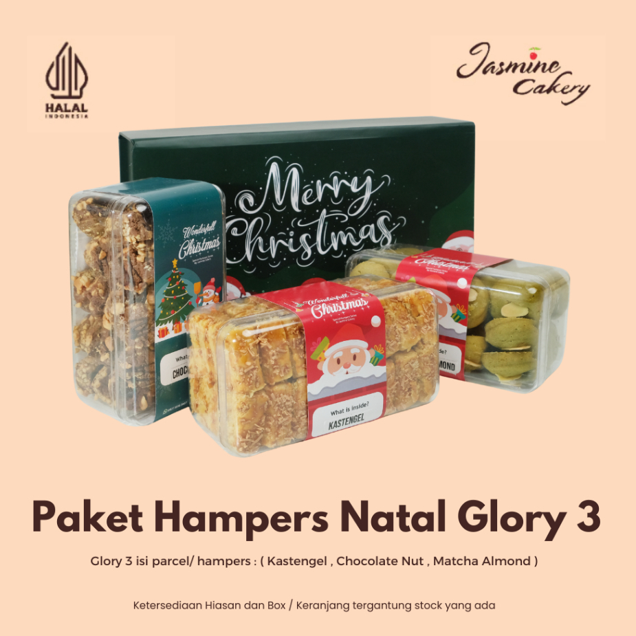 

Jasmine Cakery Christmas Hampers Glory 3 / Parcel Natal dan Tahun Baru