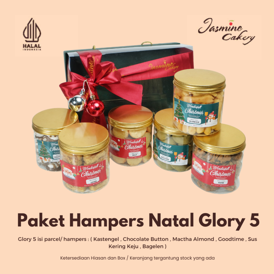 

Jasmine Cakery Christmas Hampers Glory 5 / Parcel Natal dan Tahun Baru