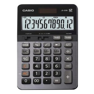 

Kalkulator Casio 12 digit Hitam JS-20B ORIGINAL