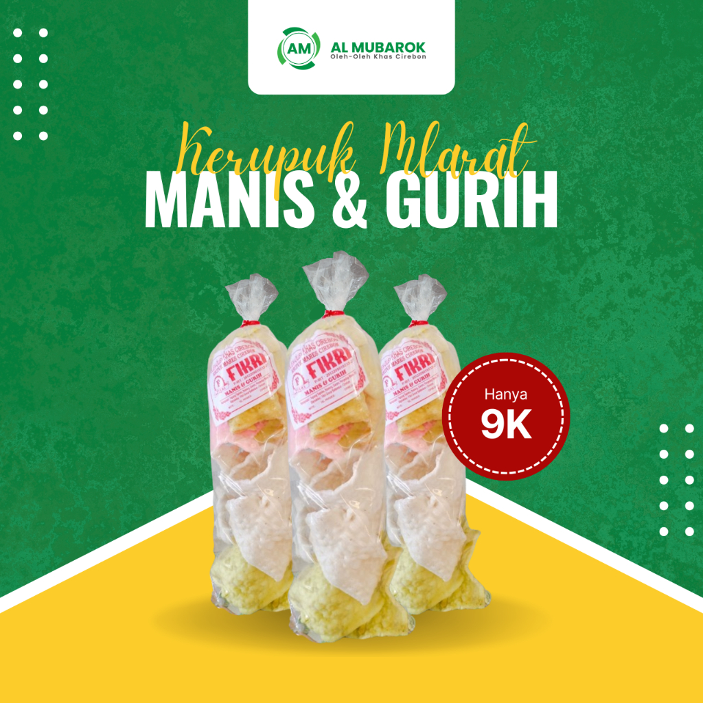 

Kerupuk Melarat Original Manis Gurih Oleh-Oleh Khas Cirebon