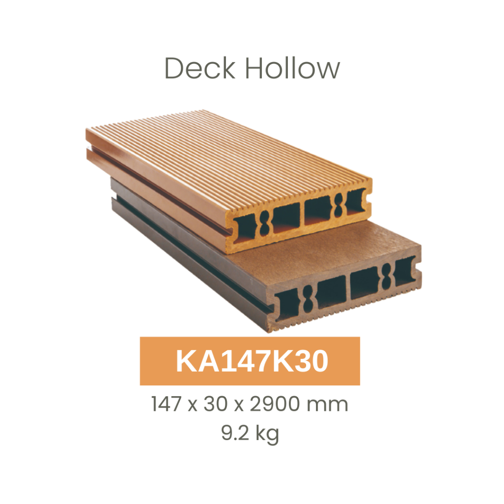 Kayu Asri - Decking Hollow Type Series Collection