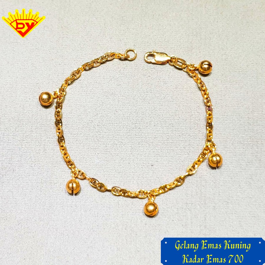 Gelang Rantai Emas Kadar Emas 700