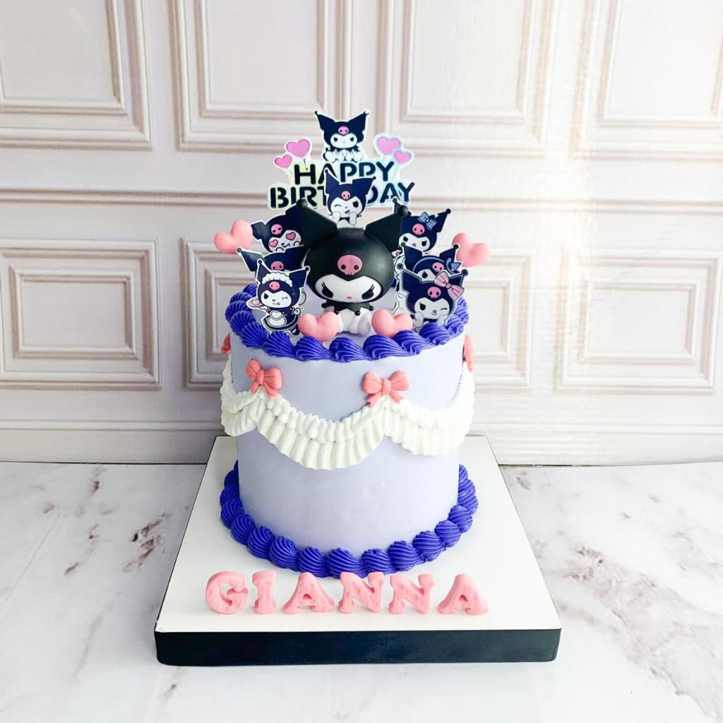 

Kue Ulang Tahun/Kue Ultah Kuromi/Kue Birthday
