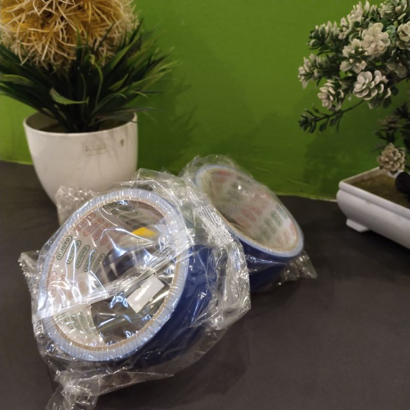 

GROSIR ECER ISOLASI LAKBAN OPP CLOTH TAPE PACKING WARNA BIRU