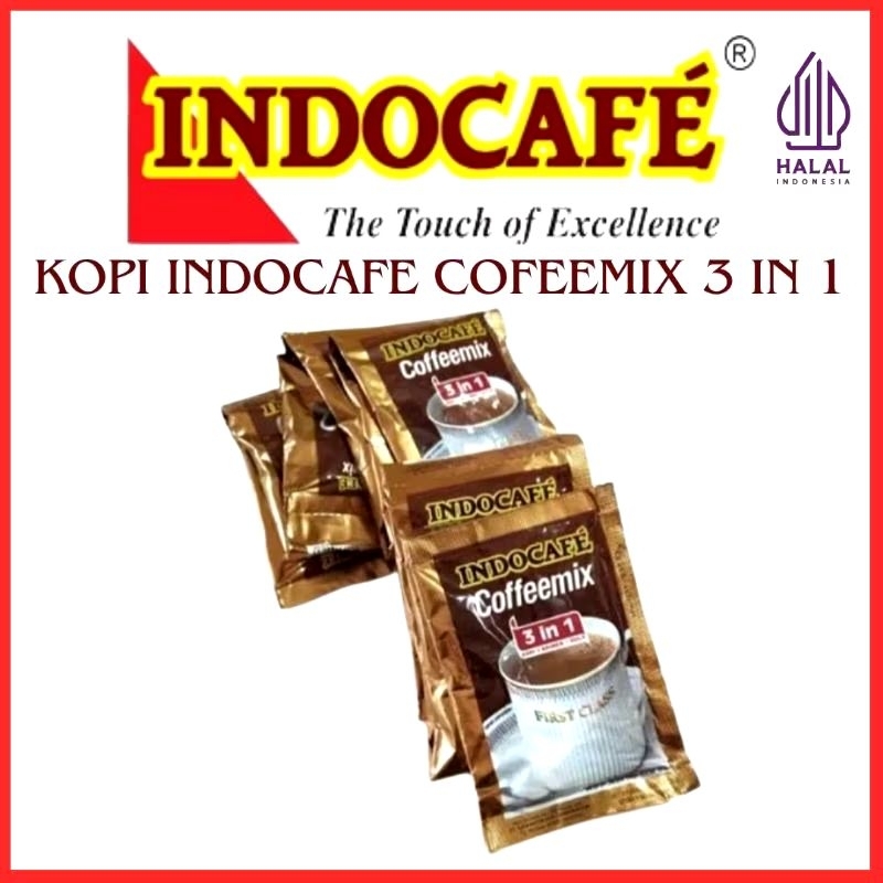 

KOPI INDOCAFE COFEEMIX 1/2 renceng isi 5 pcs