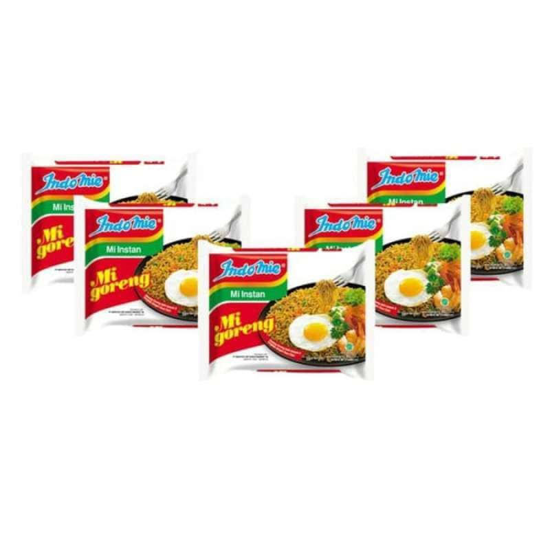 

MIE GORENG INSTAN INDOMIE BANDED ISI 5 PCS