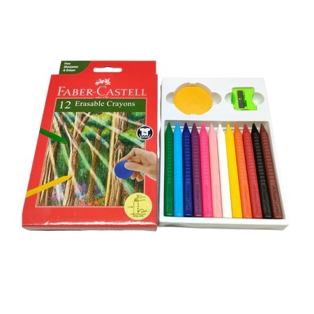 

CRAYON ERASABLE FABER-CASTELL 12