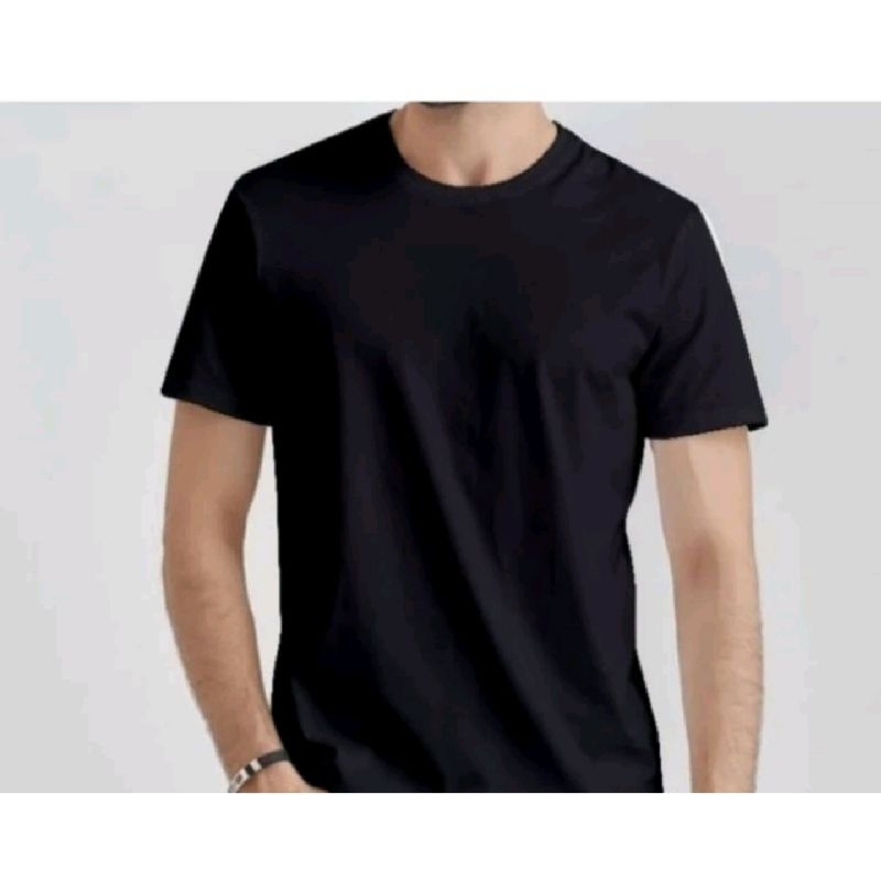 KAOS POLOS HITAM | BAJU HITAM POLOS COTTON COMBED 24S LENGAN PENDEL BAJU PRIA DAN KAOS WANITA