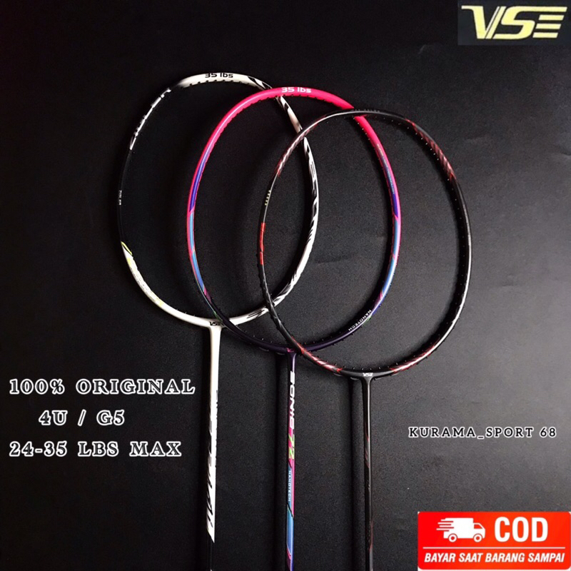RAKET BADMINTON ORIGINAL VSE ZIGLER BONUS TAS DAN GRIP