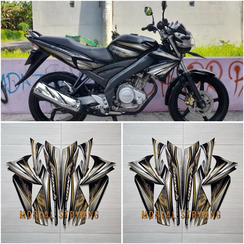 STIKER & STRIPING LIS BODY VIXION LAMA OLD 2012 2013 STANDAR
