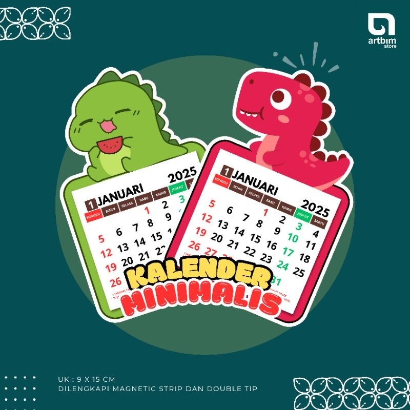 

Kalender minimalis